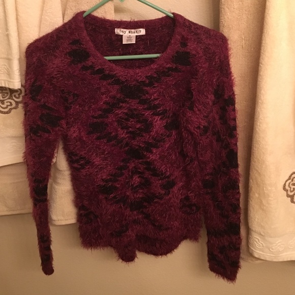 Fuzzy sweatshirt