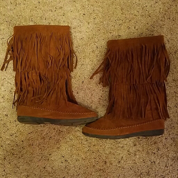 Jolin Shoes - Fringe boots