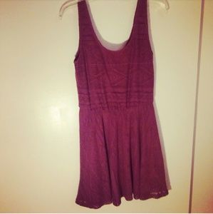 Cotton on dusty purple/ maroon dress