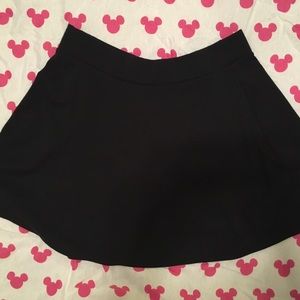 Basic Black Skater Skirt