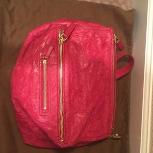Givenchy Pandora Pepe Leather Medium Red Satchel