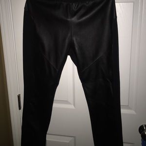 Black Leather Leggings Not Real Leathep