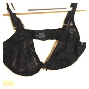 Black Lace Bra
