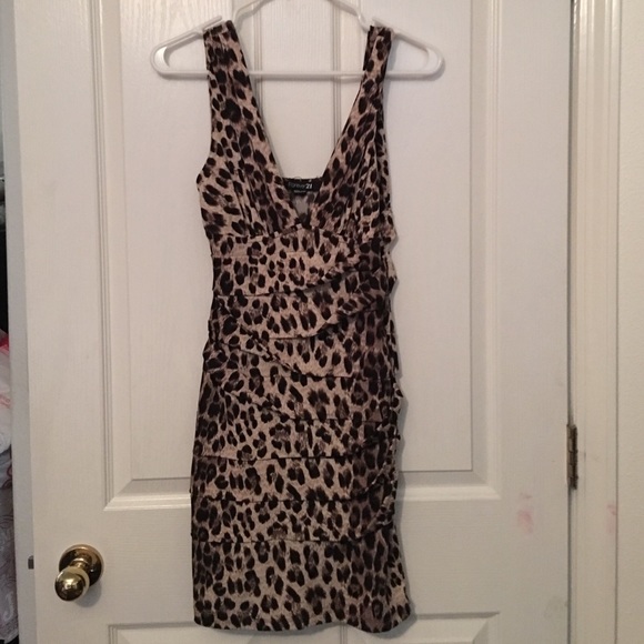 Cheetah print dress from f21.