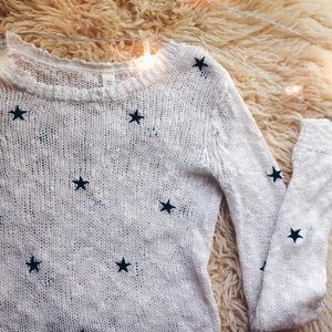 Cropped Star Sweater