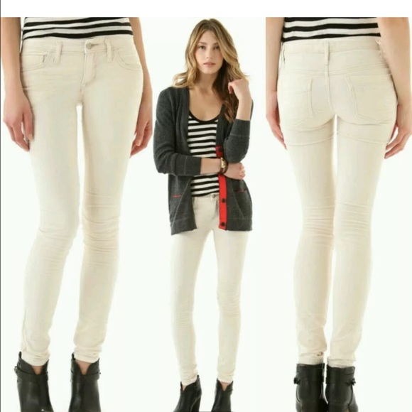 ivory corduroy skinny jeans