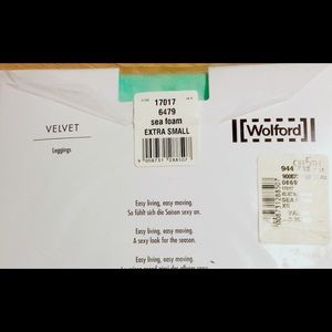 Wolford Velvet Leggings - Sea Foam Green