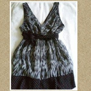 👘 Tank Top Blouse With Lace Back 👘