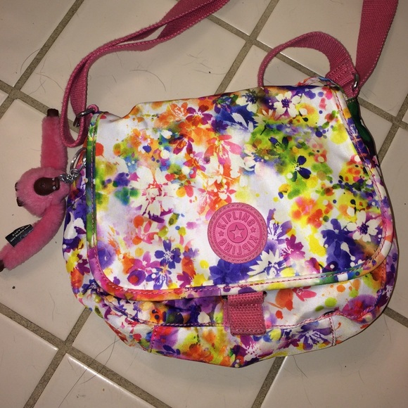 Kipling Flower Purse