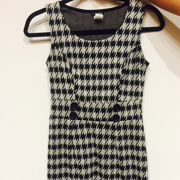 Herringbone white and black mini size S - Picture 1 of 4