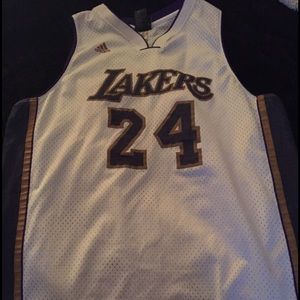 Kobe Bryant white lakers special edition jersey