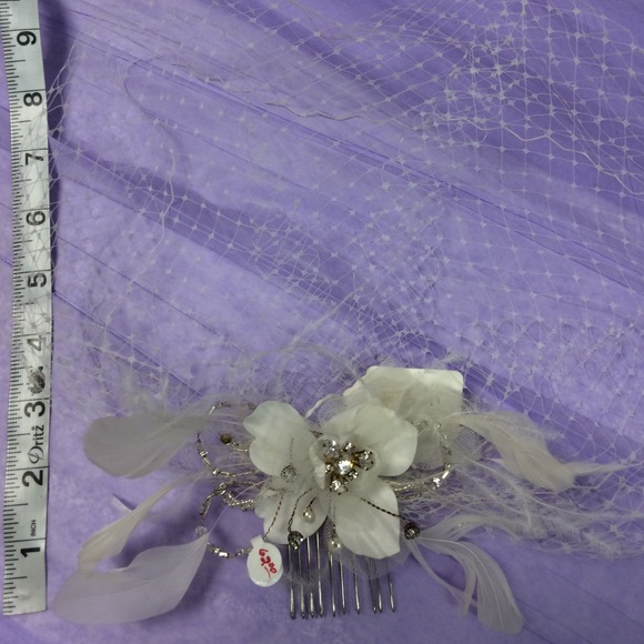 Birdcage veil/ hair piece