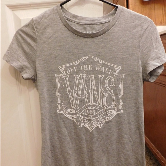 Vans Tops - GREY VANS T SHIRT