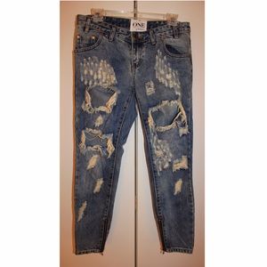 One Teaspoon Thrashed Free Birds size 26