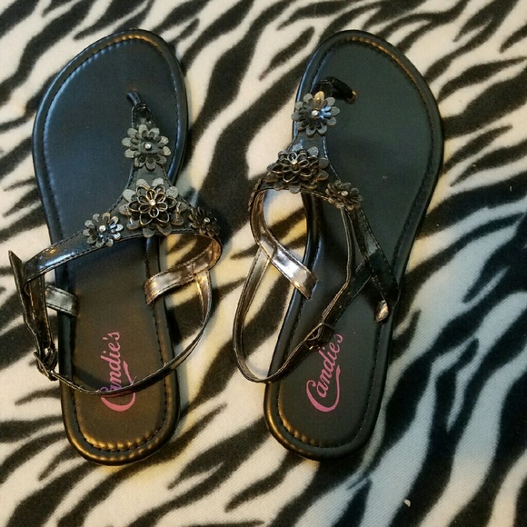 Candies flower sandals