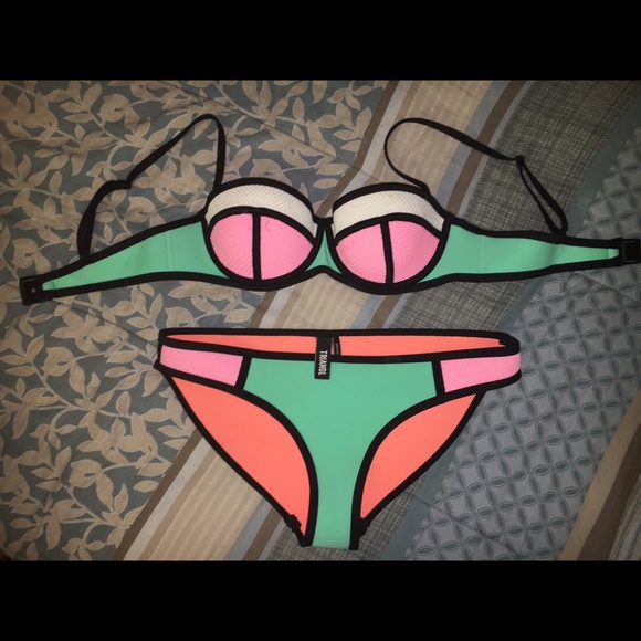 Authentic triangl bikini poppy- flamingo fling