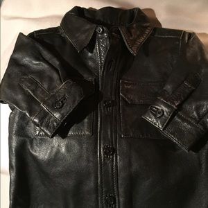 Infant Leather Jacket sz-6-12 months
