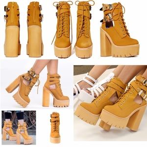 Jeffrey Campbell Abner Platform Boot 7.5 / 8
