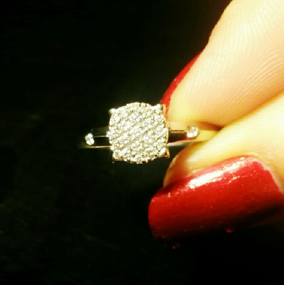 $2,200 W/appraisal 14k WG .59ct Engagement Ring