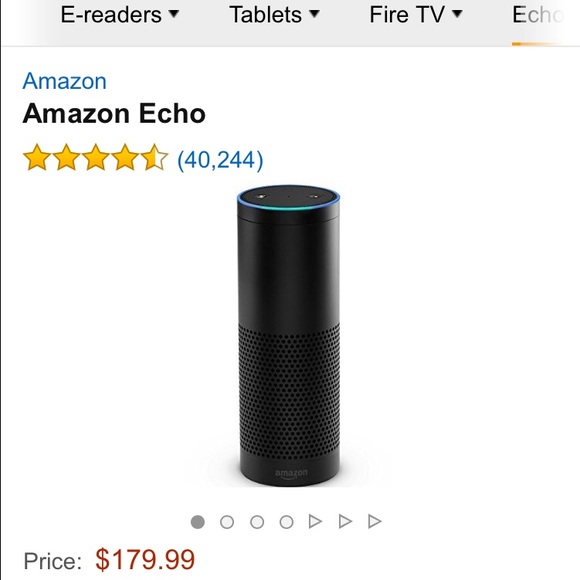 Amazon Echo.  Practically brand new.