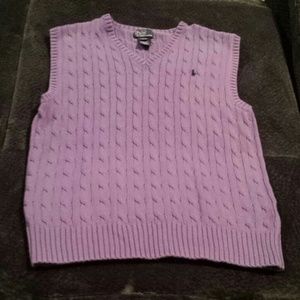 Polo cardigan sweater