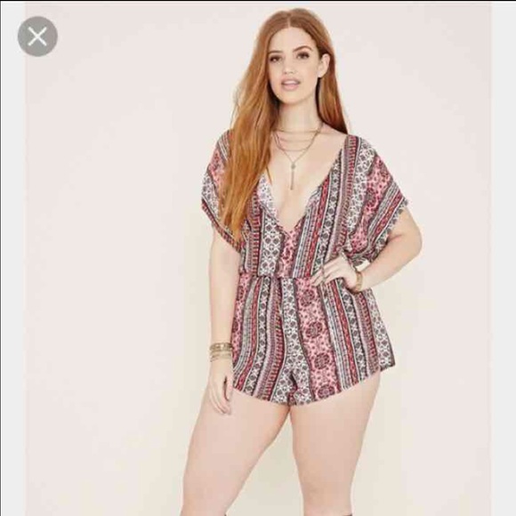 Plus size romper