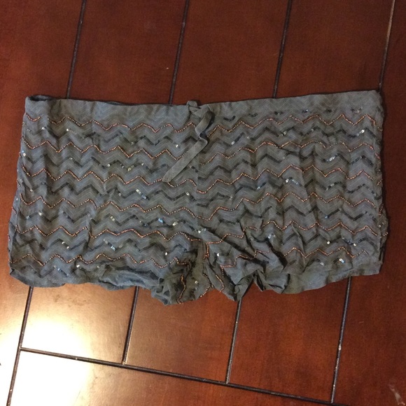 Gorgeous bead and sequins  dressy  shorts