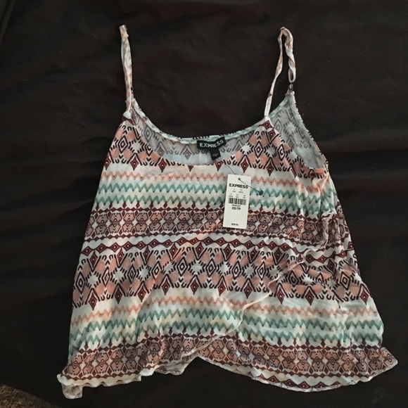 Printed crop top
