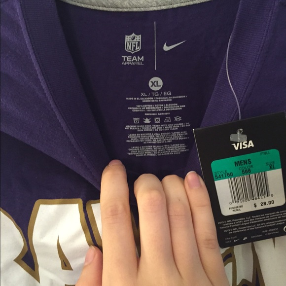 LAST ONE 🚨 NFL Baltimore Ravens Nike Just Do It - Picture 3 of 4