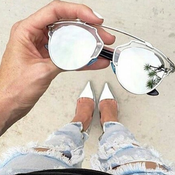 🎁LAST 1 Ibiza Sunglasses Silver NWT - Picture 2 of 4