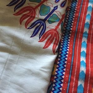 White And Red Dashiki
