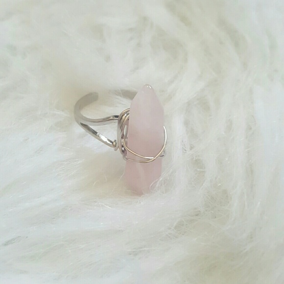 Jewelry - Pink Emerald Wire Wrapped Ring