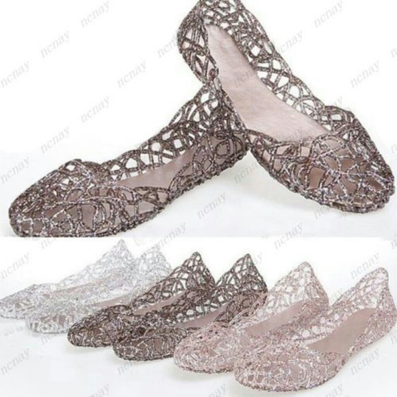 Womans flat shoes jelly