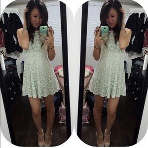 Tobi ivory laced dress