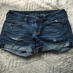 American eagle jean shorts