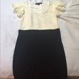 Forever21 Lace top mini dress
