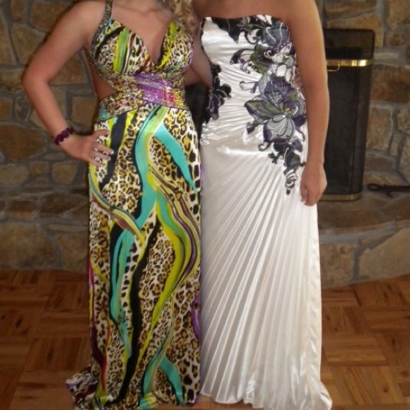 Jovani prom dress. Multi colored.