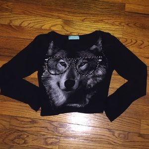 Long sleeved Crop Top