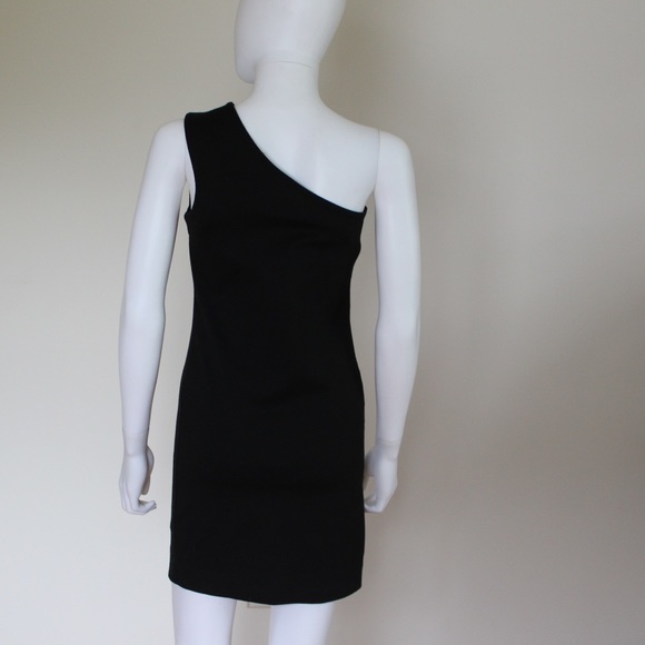 BCBGeneration One Shoulder Little Black Dress LBD - Picture 4 of 4