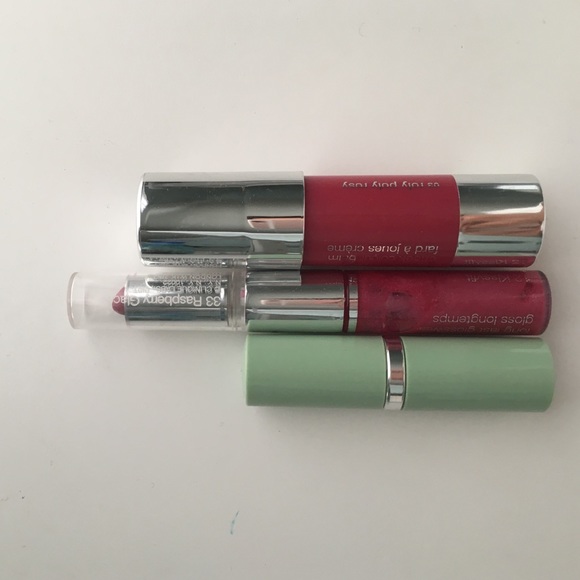 Clinique Three- Piece Almost New Lip Kit