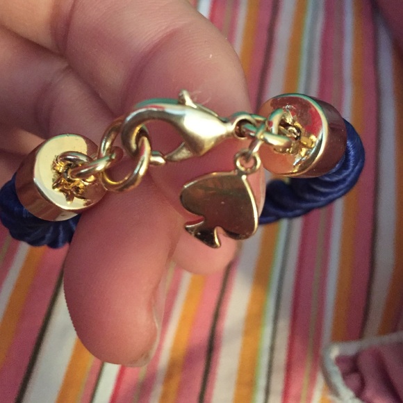 Navy Kate spade rope bangle - Picture 2 of 2