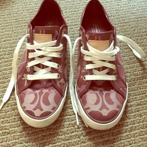 Purple Coach Sneakers
