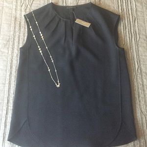 J Crew sleeveless blouse