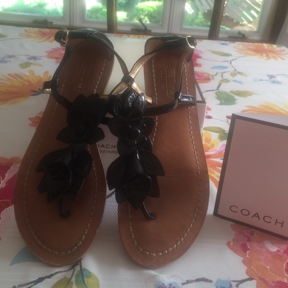 Coach Sierra Soft Patent Black