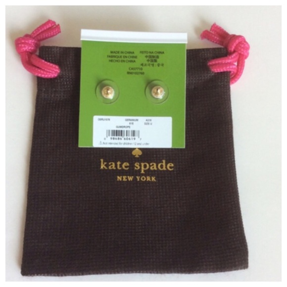 🎉💜HOST PICK💜🎉Kate Spade Gumdrop Studs - Picture 3 of 3