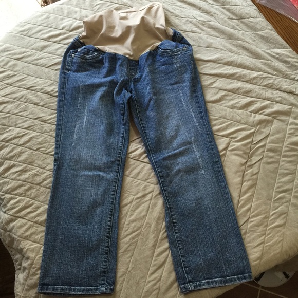 Maternity Denim Capris