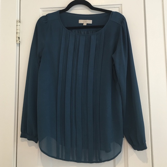Ann Taylor Loft sheer blouse