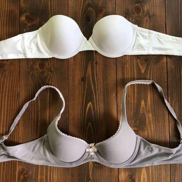 Two bras size 34A. Good condition.