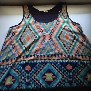 Tribal high low tank.