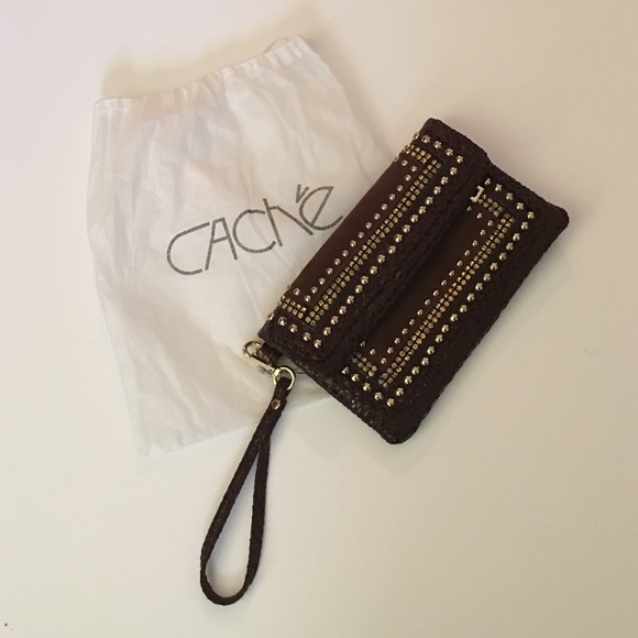 Cache Handbags - Cache Brown Clutch👛